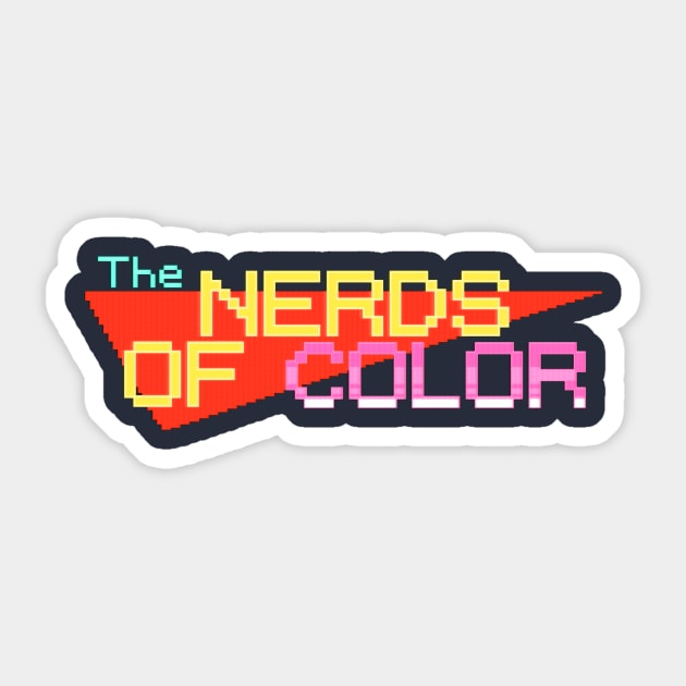 Retro NOC Logo Sticker by The Nerds of Color